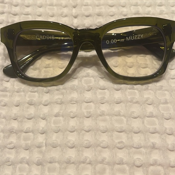 Caddis glasses O.OO color clear green hemp - Picture 3 of 4